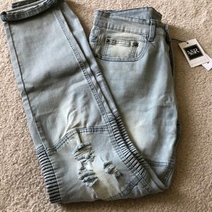 Young and Reckless Biker Denim